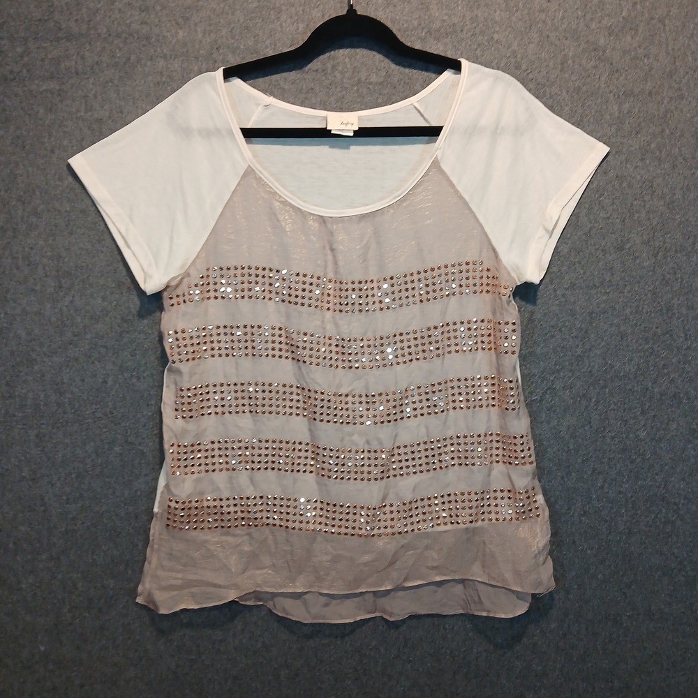 Daytrip  Sz M oversized shirt beach boho biker angel core soft girl